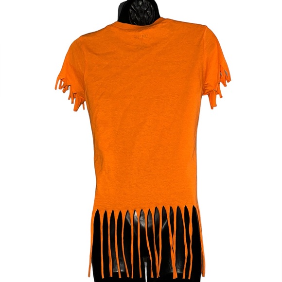 NWT Orange “Good Vibes” Afrocentric Tee - Size S - Picture 5 of 5